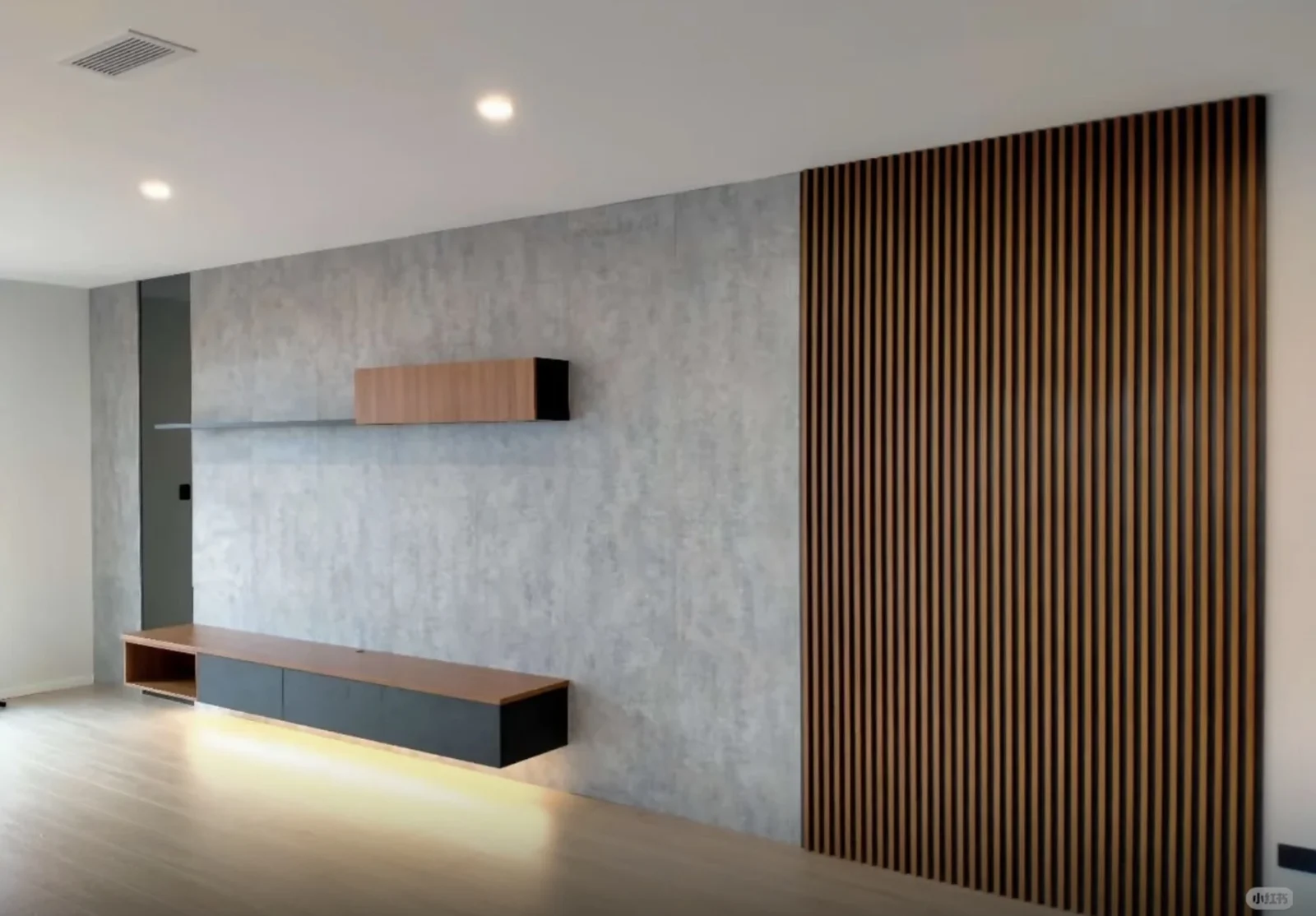 Timber media cabinetry